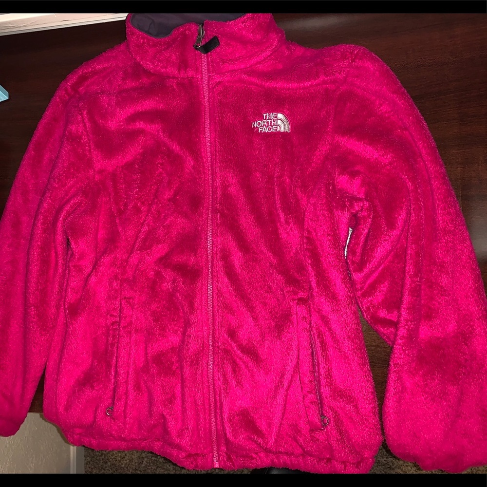Pink/fuchsia north face coat